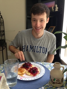 Getting the best of both worlds with berries AND syrup!